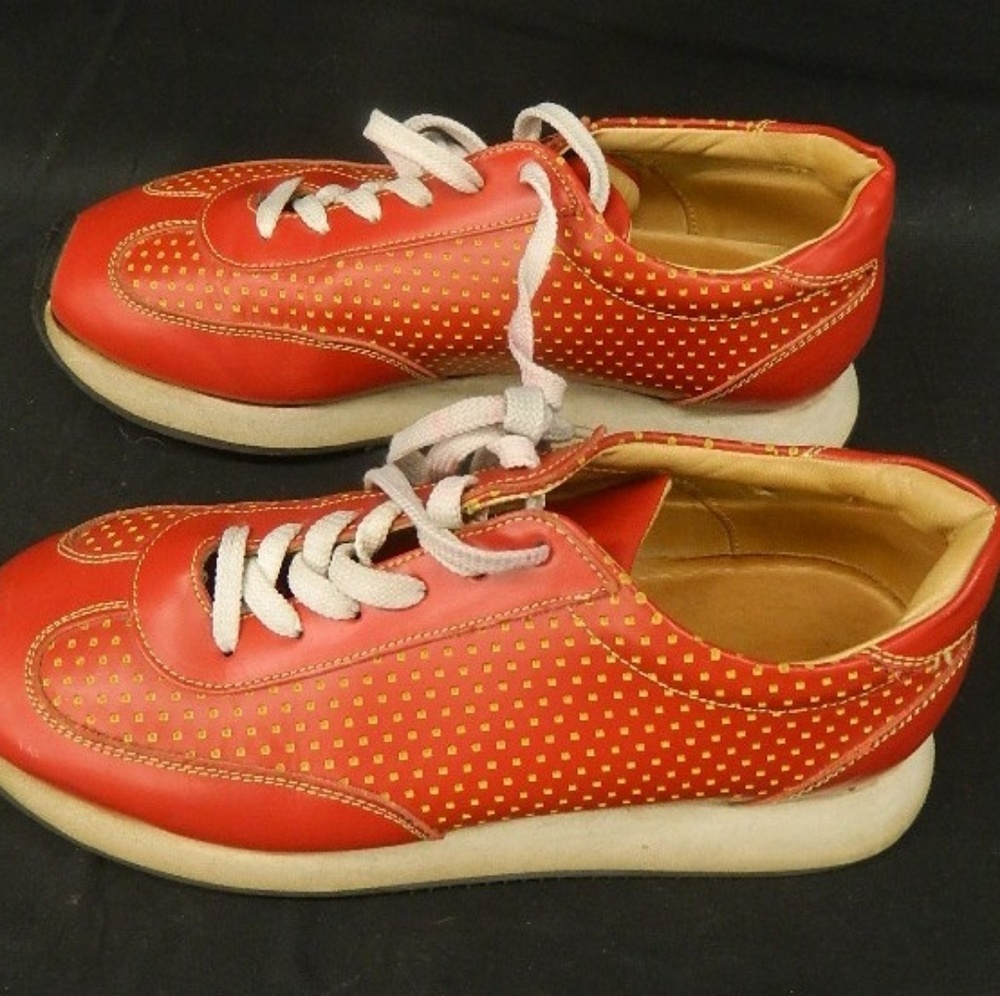 Vintage Dooney & Bourke red sneakers